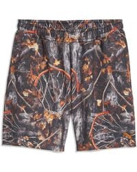 PUMA - Dylan Wildcat Printed Relaxed 6" Basketball Shorts - Lyst