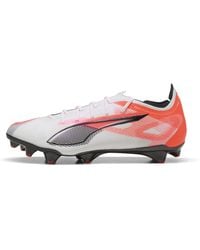 PUMA - Scarpe Da Calcio Ultra 5 Carbon Fg Da Donna, Bianco/Nero/Rosso/Altro - Lyst