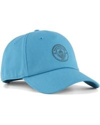 PUMA - Manchester City Ftblessentials Pet, Blauw/Wit - Lyst