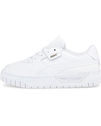 PUMA Leather Cali Dream Lth Trainers in Chalk Pink- White (Pink) | Lyst