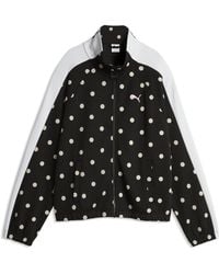 PUMA - T7 Polka Dots Oversized Track Jacket - Lyst