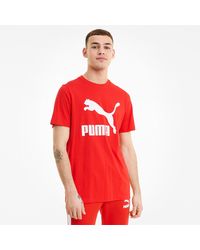 PUMA Classics Logo T-Shirt - Rot