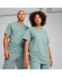 PUMA - Essentials Elevated Uniseks T-Shirt Voor - Lyst