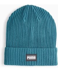 PUMA - Classic Geribbelde Beanie Met Omslag Voor - Lyst