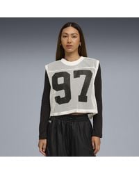 PUMA - X Rosã Relaxte Top Van Mesh Voor Maat - Lyst