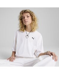 PUMA - WARDROBE ESS Kurzes Oversized-T-Shirt - Lyst