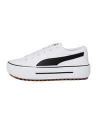 PUMA Kaia Platform Sneakers Voor - Wit