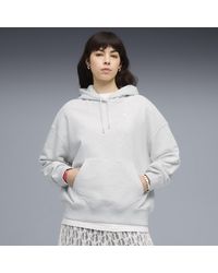 PUMA - Wardrobe Essentials Oversized Hoodie - Lyst