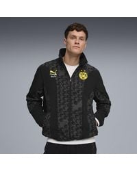 PUMA - Kidsuper X Borussia Dortmund Omkeerbaar Jack Voor Zwart/Geel, Maat - Lyst