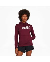 burgundy puma sweater