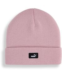 PUMA - Essentials Beanie Met Middelhoge Kroon - Lyst