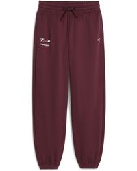 PUMA - Pantalones De Chándal Bmw M Motorsport Essentials Para Mujer, Sports, Ruby Shimmer - Lyst