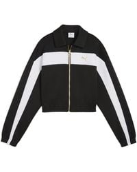 PUMA - Giacca Sportiva Cropped Dal Taglio Morbido Da Donna, Abbigliamento, Nero - Lyst