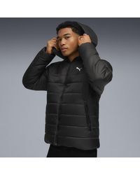 PUMA - Essentials Gewatteerd Jack Met Capuchon Voor Maat - Lyst
