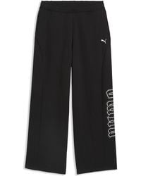 PUMA - Street Glam Slouchy Bedazzled Oversized Pants - Lyst