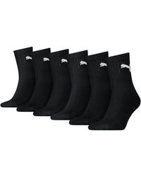 PUMA - Short Crew Socks 6 Pack - Lyst