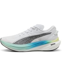PUMA - Zapatillas De Running Deviate Nitro 3 Para Mujer, Blanco/Mint Melt - Lyst