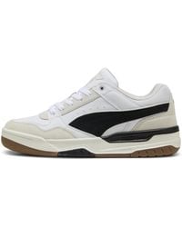PUMA - Zapatillas Rebound Retro Calzado, Blanco/Negro/Feather Gris - Lyst