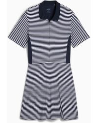 PUMA - Kassidy Stripe Short Sleeve Golf Dress - Lyst