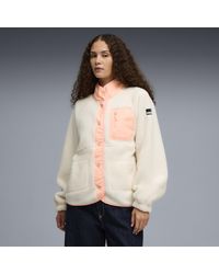 PUMA - Polar Fleece Sherpa Jacket - Lyst