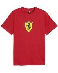 PUMA - Scuderia Ferrari Coloured Shield T-Shirt - Lyst