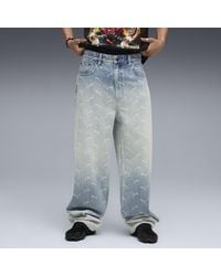 PUMA - Pantalon En Denim À Monogramme Laser A$ap Rocky X - Lyst