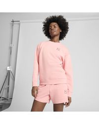 PUMA - Elevated Essentials Comfort Crew Sweatshirt - Lyst