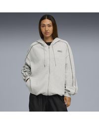 PUMA - X Rosé T7 Hoodie Damen, Kleidung, Flat Light Heather - Lyst