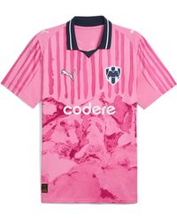 PUMA - Kidsuper X Cf Monterrey Shirt Voor Roze/Wit, Maat - Lyst