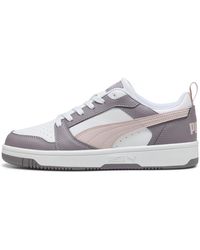 PUMA - Rebound V6 Low Sneakers, Schuhe, /Mauve Mist/Plum Jam - Lyst