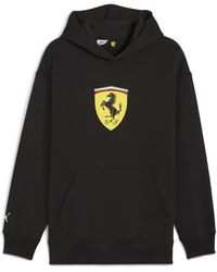 PUMA - Sudadera Con Capucha Scuderia Ferrari Sportswear Shield Para Hombre, Motorsport, Negro - Lyst