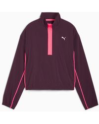 PUMA - Run For Her 'Woven Half-Zip - Lyst