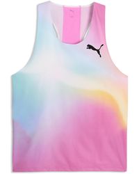 PUMA - Lightspeed Ultraweave Graphic Running Singlet - Lyst