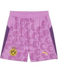 PUMA - Shorts Kidsuper X Borussia Dortmund Da Uomo, Sport, Mauve Pop/Faster Giallo - Lyst