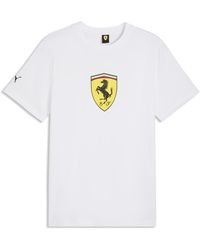 PUMA - Scuderia Ferrari Coloured Shield T-Shirt - Lyst