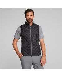 PUMA - Golf Frost Quilted Vest Jacket - Lyst