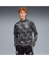 PUMA - Mcfc Warm Up 1/4 Zip Top - Lyst