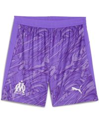 PUMA - Olympique De Marseille 25/26 Torwartshorts Herren, Sport, Dark Amethyst/Weiß - Lyst