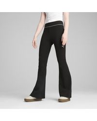 PUMA - Dare To Textured Flared Leggings - Lyst