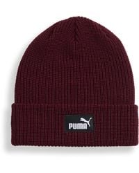 PUMA - Essentials High Crown Beanie Hat - Lyst