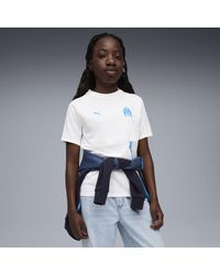 PUMA - Olympique De Marseille Tech Pocket T-Shirt Teenager, Kleidung, /Azure - Lyst
