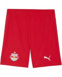 PUMA - Shorts Fc Rosso Bull Salzburg 25/26 Da Uomo, Sport, Rosso/Bianco - Lyst
