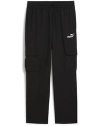 PUMA - Essentials No. 1 Logo Woven Cargo Pants - Lyst