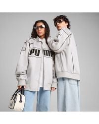 PUMA - Relaxed Racer Jacket Glacial - Lyst