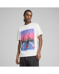 PUMA - T-shirt À Motif Scuderia Ferrari Miami - Lyst