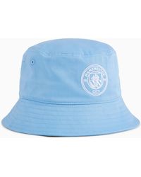 PUMA - Manchester City Ftblessentials Bucket Hat, Light - Lyst