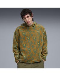 PUMA - Aop Fleece Hoodie - Lyst