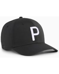 PUMA - Heritage P Tech Golfpet Voor Wit/Zwart - Lyst