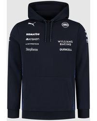 PUMA - Felpa Con Cappuccio Replica Williams Racing 2025 Da Uomo, Motorsport - Lyst