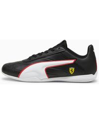 PUMA - Chaussures de Sports Automobiles Tune Cat Scuderia Ferrari 40 Black White - Lyst